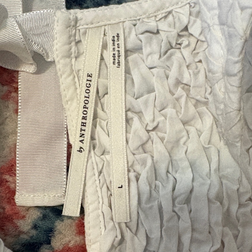 Anthropologie White Textured Camisole - Picture 2 of 3